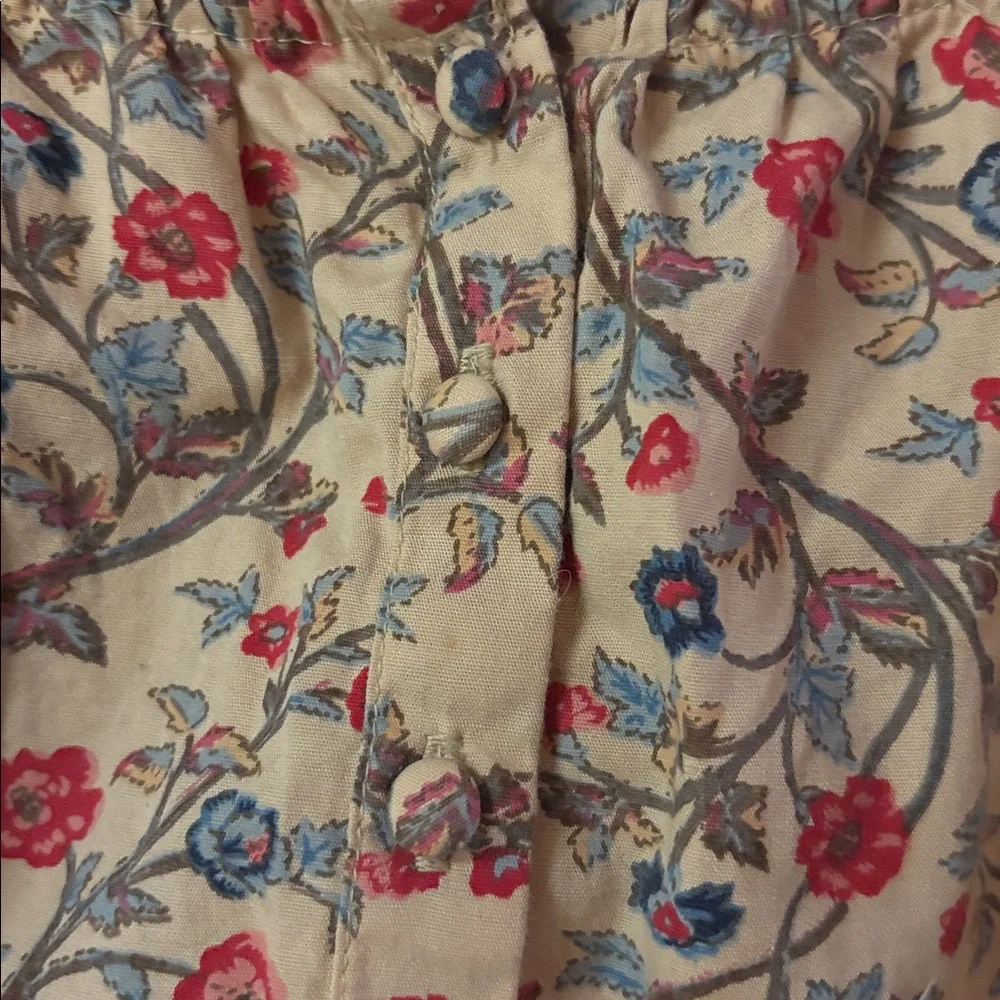 House of Harlow 1960 Floral Cotton Blouse - Picture 3 of 5